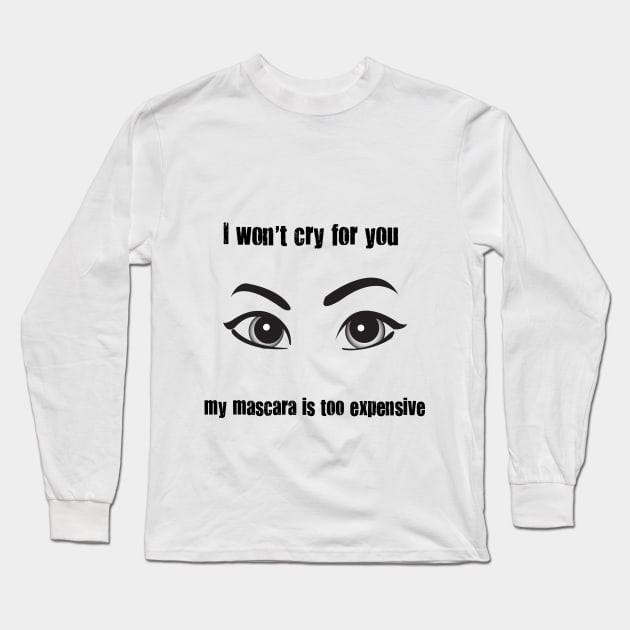 mascara Long Sleeve T-Shirt by mommys